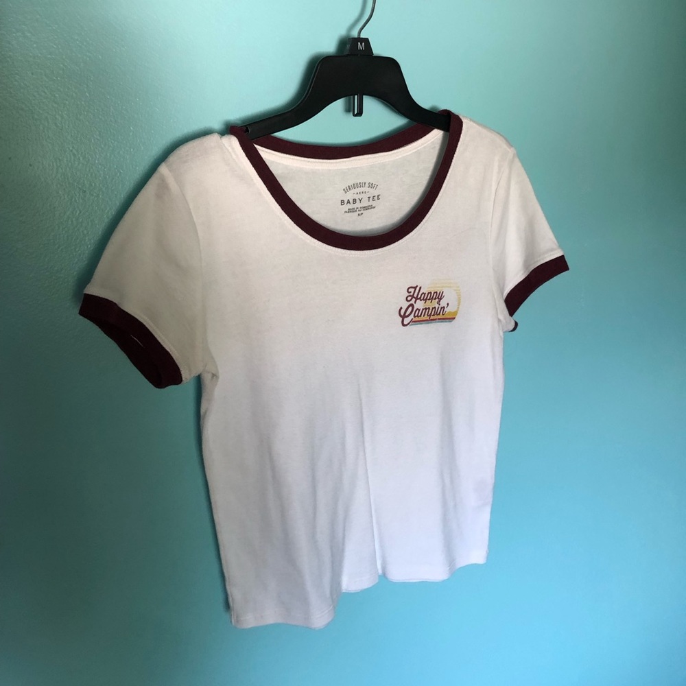 Seriously Soft Happy Campin’ Baby Tee